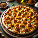 Pizza poulet curry