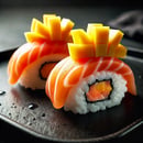 Sushi saumon mangue x2