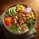 Poke bowl poulet