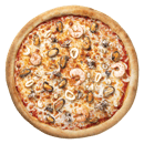 Pizza fruits de mer