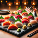 Menu petit sashimi (18 pièces assorties)