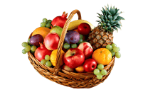 Moyen panier de fruits