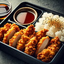 Box poulet karaage + riz et sauce