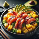 Bowl luxe saumon avocat mangue