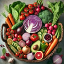 Panier pack salade de crudité healthy