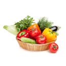 Petit panier de légumes