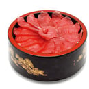 Menu chirashi thon dans un grand bol de riz vinaigré
