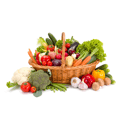 Grand panier de légumes