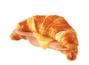 Croissant au jambon