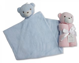 Couverture bébé avec tête d'ours