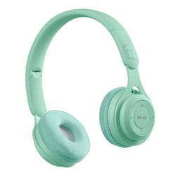 Lalarma casque audio enfant sans fil - vert | liberté de mouvement | adapté aux petites têtes | protection du volume son