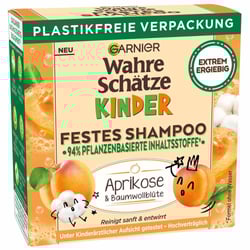 Garnier - shampoing solide abricot & fleur de coton pour enfants -
