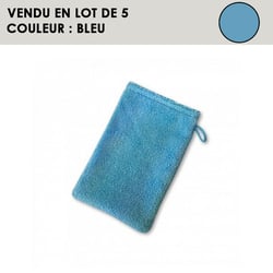 Gant d'apprentissage bleu 10x15cm (lot de 5) - cedoo