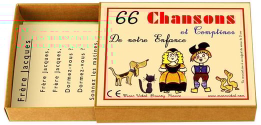 Marc vidal 66 chansons et comptines | look rétro | jeux traditionnels