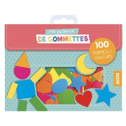 Ma pochette de 100 gommettes formes et couleurs