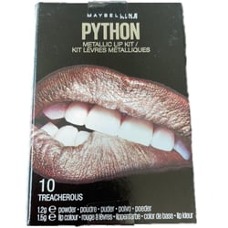 Maybelline new york - kit rouge à lèvres métalliques python - 10 treacherous