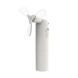 Ventilateur pied portable blanc