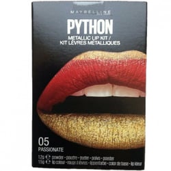 Maybelline new york - kit rouge à lèvres métalliques python - 05 rouge or passionné