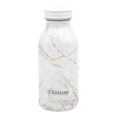 Bouteille isotherme blanc marbre u.bottles city 350ml