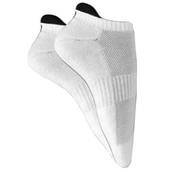 X2 paires de chaussettes blanche/noir femme babolat