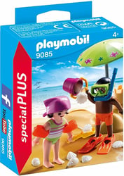 Playmobil enfants et châteaux de sable