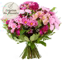 Creation du fleuriste rose