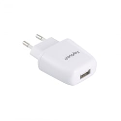 Chargeur secteur 2.4a / 12w – 1 usb blanc