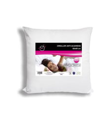 Soleil d'ocre oreiller confort anti-acarien - polyester - 60x60 cm - blanc