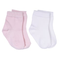 Chaussettes bébé en coton bio, lot de deux paires