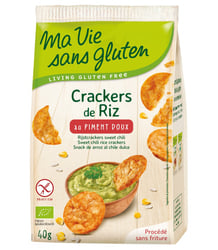 Crackers de riz au piment doux bio & sans gluten