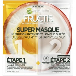 Fructis - super masque nutrition intense et longue durée - huile de coco -