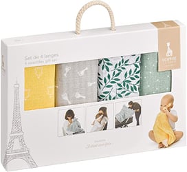 Sophie la girafe - set de 4 langes